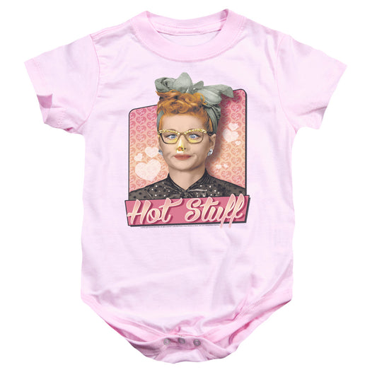 I Love Lucy Hot Stuff Infant Baby Snapsuit Pink