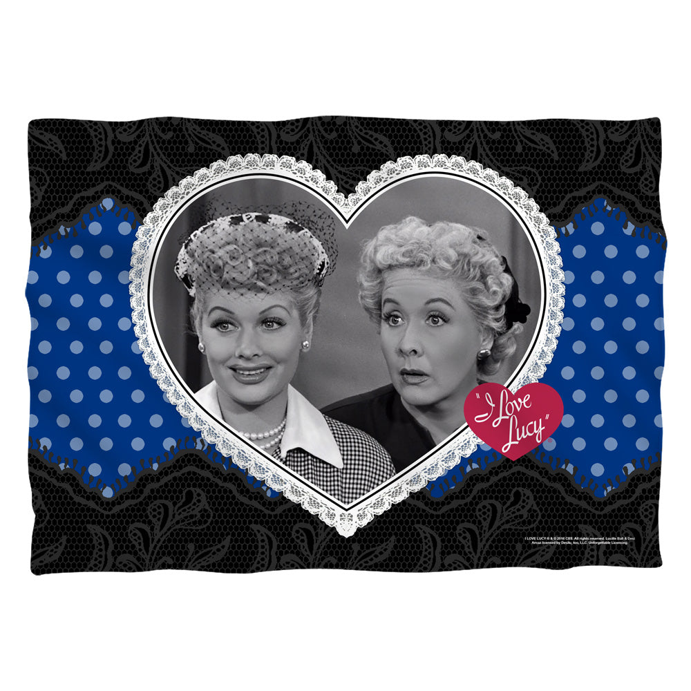 I Love Lucy Lace Of Friendship Pillow Case