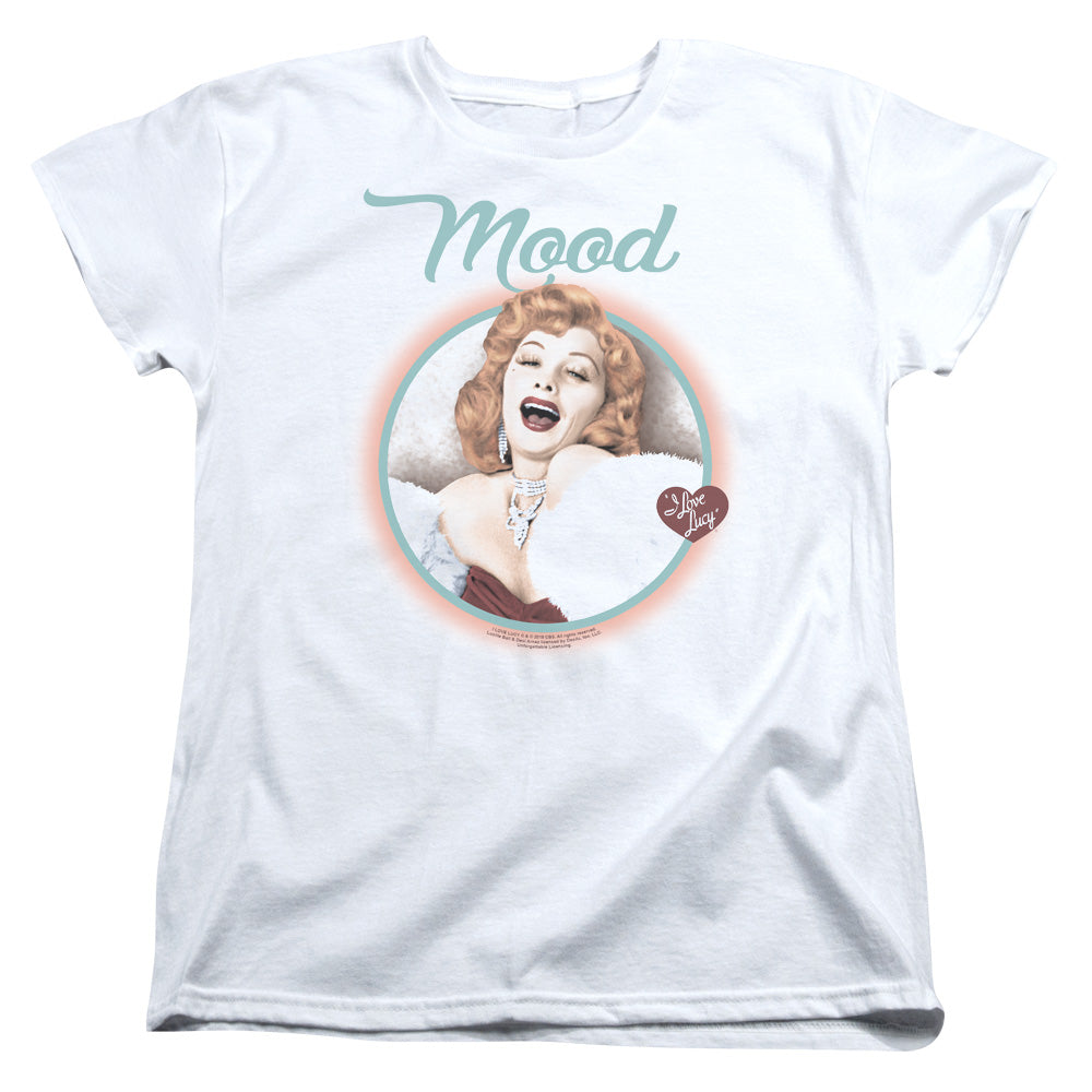 I Love Lucy Mood S S Women's Tee White