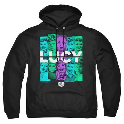 I Love Lucy Shades Of Lucy Mens Hoodie Black Officially Licensed