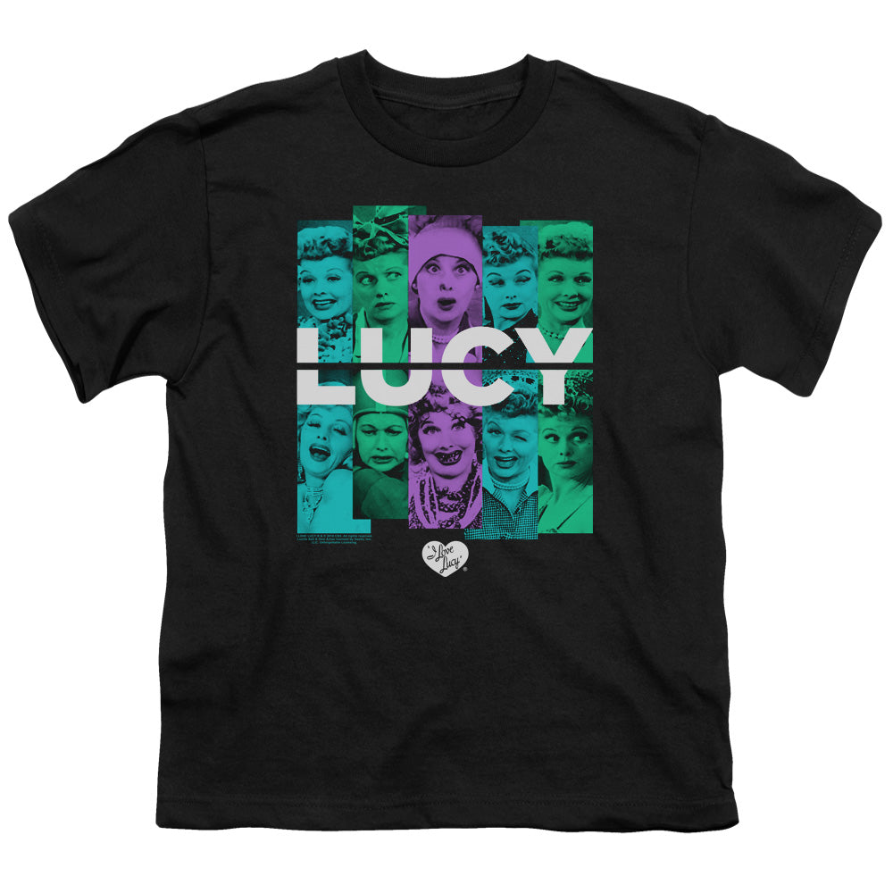 I Love Lucy Shades of Lucy Kids Youth T Shirt Black
