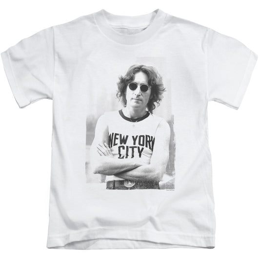 John Lennon New York Juvenile Kids Youth T Shirt White