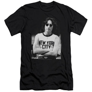 John Lennon New York Premium Bella Canvas Slim Fit Mens T Shirt Black