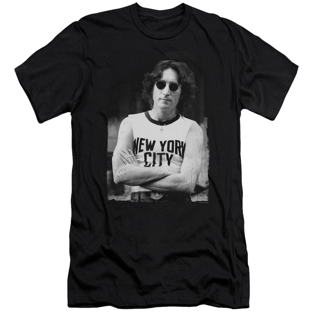 John Lennon New York Slim Fit Mens T Shirt Black