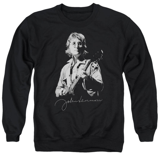 John Lennon Iconic Mens Crewneck Sweatshirt Black