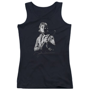 John Lennon Iconic Womens Tank Top Shirt Black
