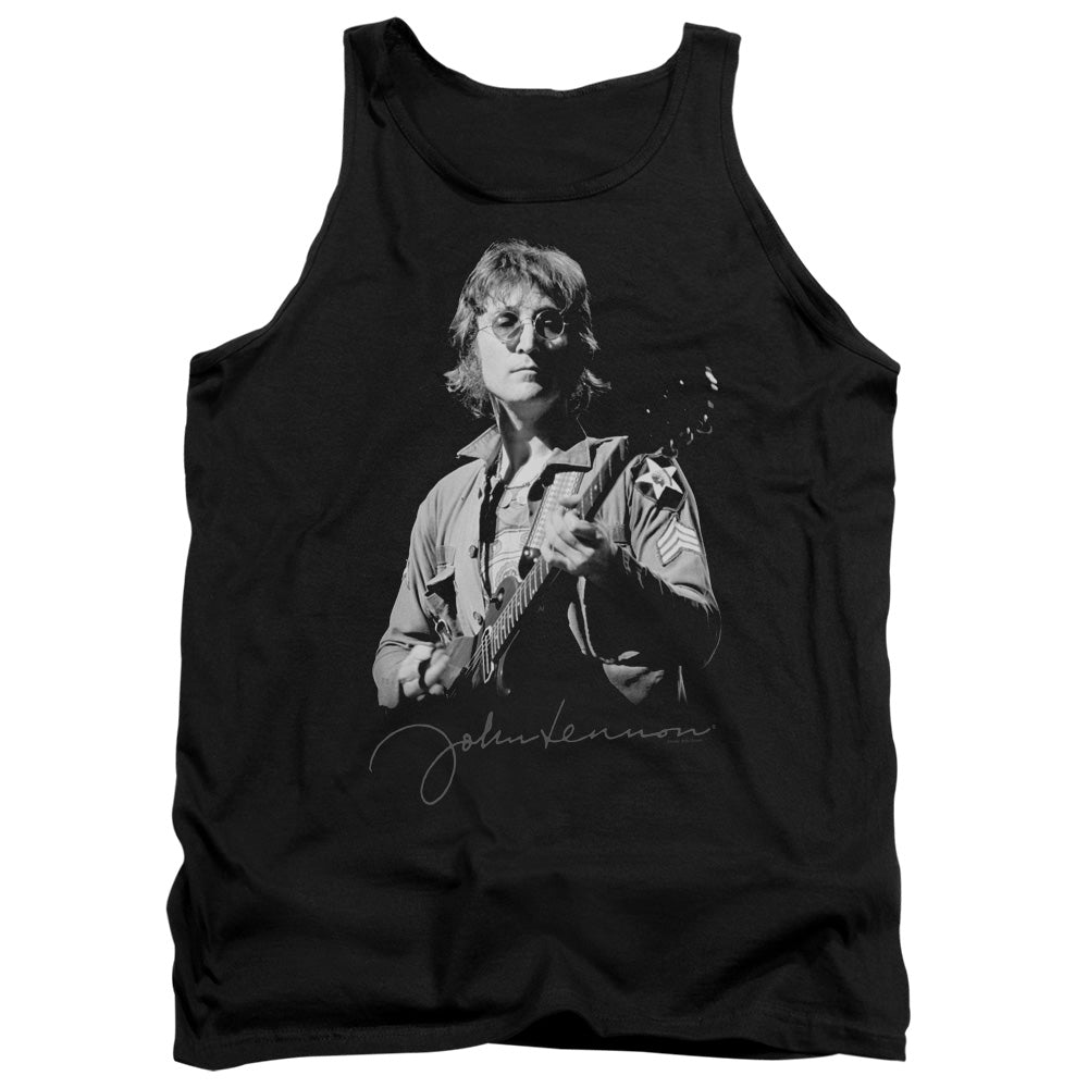 John Lennon Iconic Mens Tank Top Shirt Black