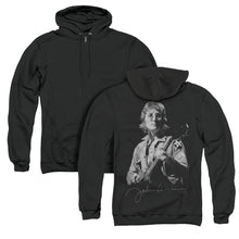 Load image into Gallery viewer, John Lennon Iconic Back Print Zipper Mens Hoodie Black