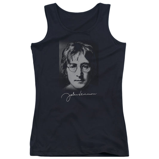 John Lennon Sketch Womens Tank Top Shirt Black