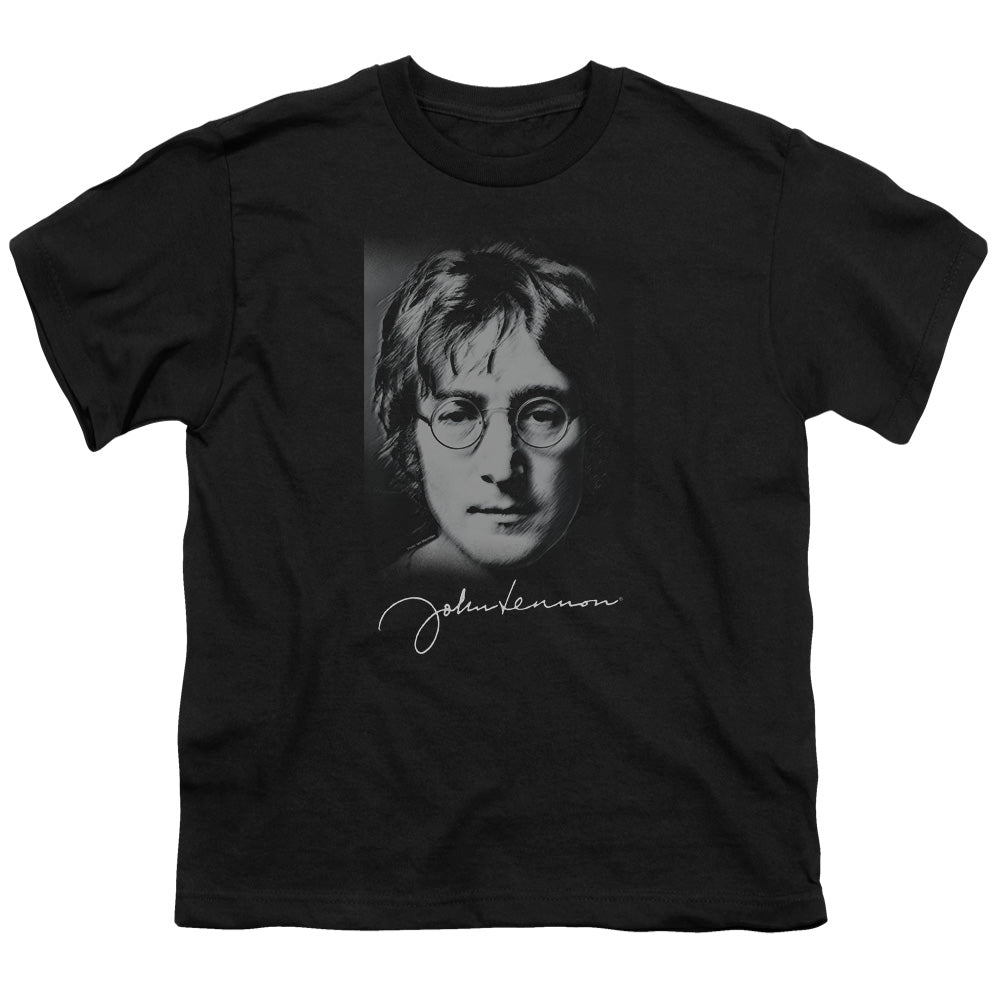 John Lennon Sketch Kids Youth T Shirt Black