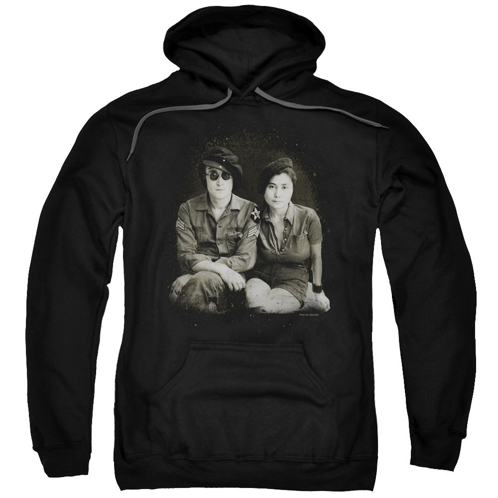 John Lennon Beret Mens Hoodie Black