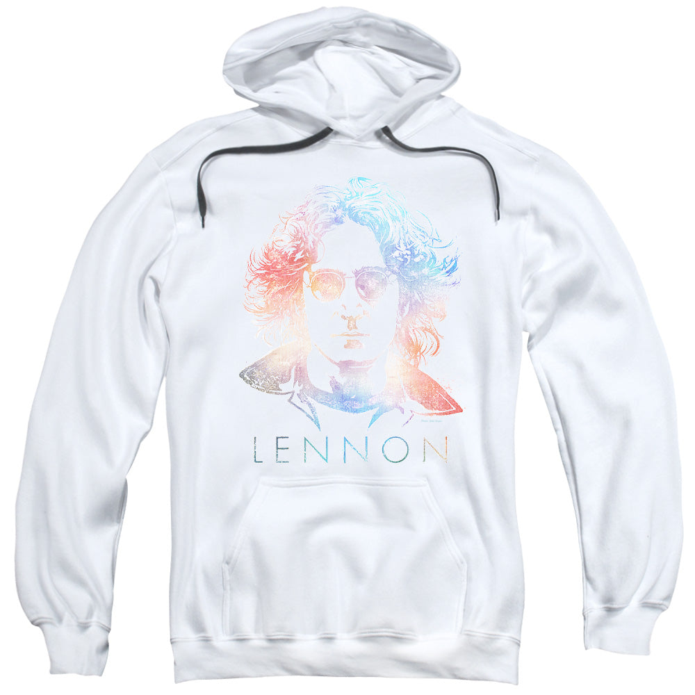 John Lennon Colorful Mens Hoodie White