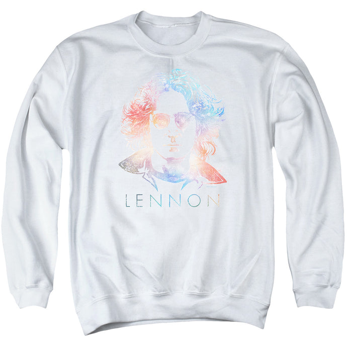 John Lennon Colorful Mens Crewneck Sweatshirt White