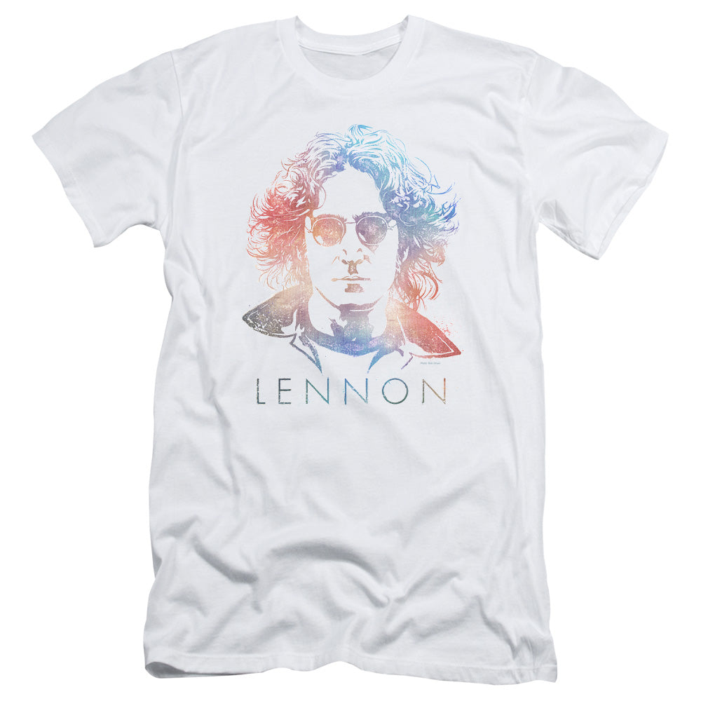 John Lennon Colorful Slim Fit Mens T Shirt White