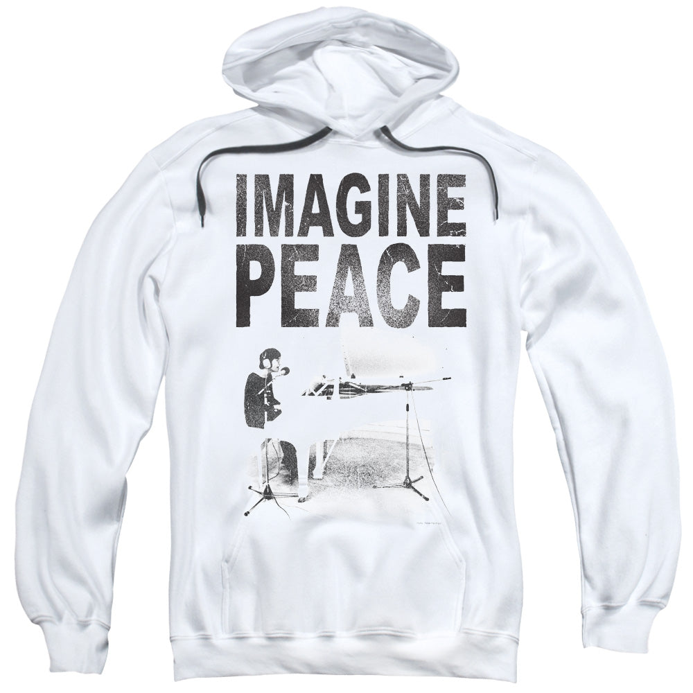 John Lennon Imagine Mens Hoodie White