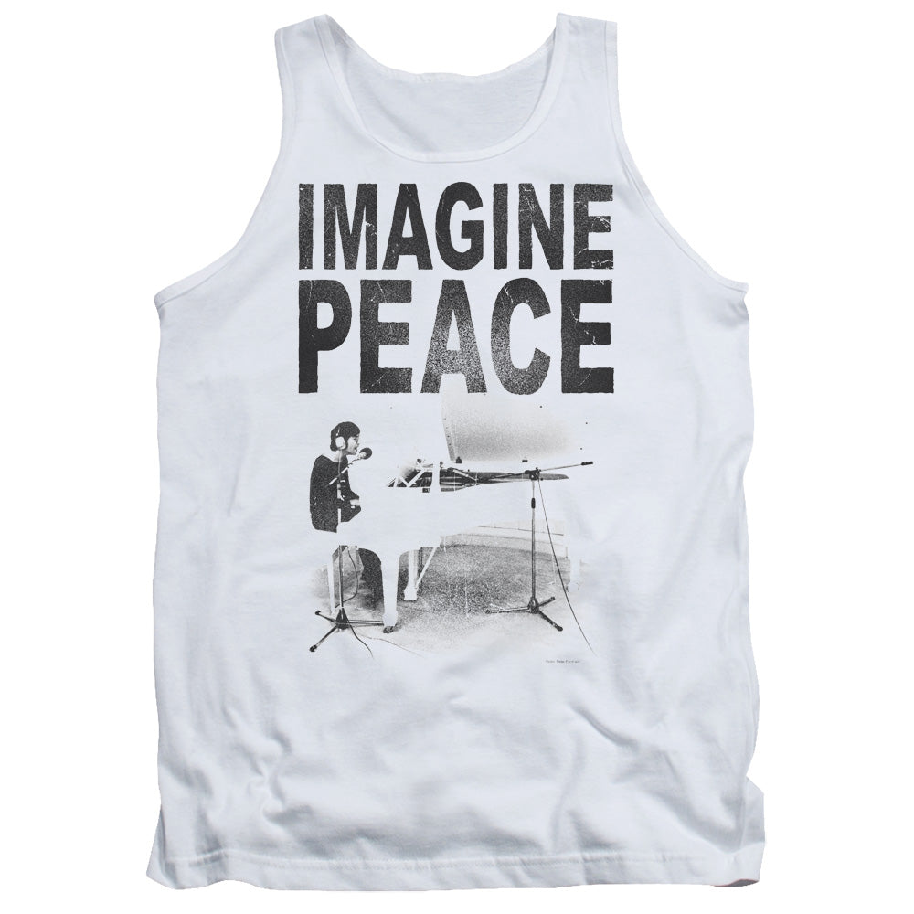 John Lennon Imagine Mens Tank Top Shirt White