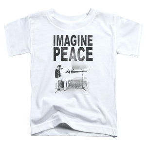 John Lennon Imagine Toddler Kids Youth T Shirt White