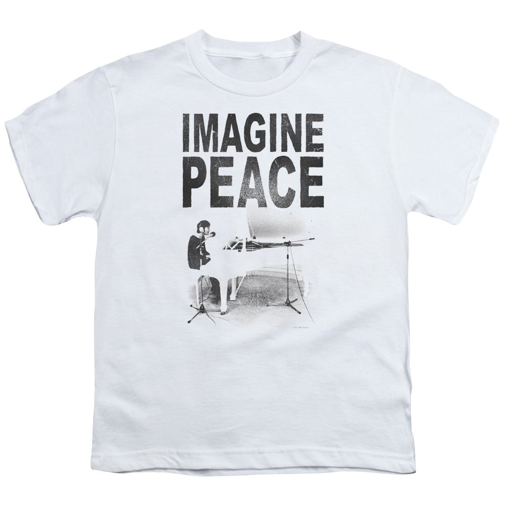 John Lennon Imagine Kids Youth T Shirt White