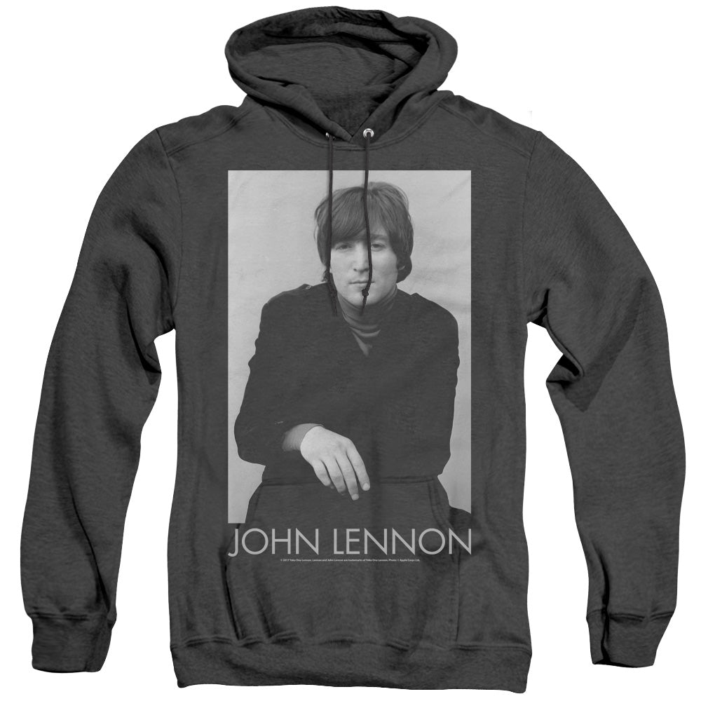 John Lennon Ex Beatle Heather Mens Hoodie Black