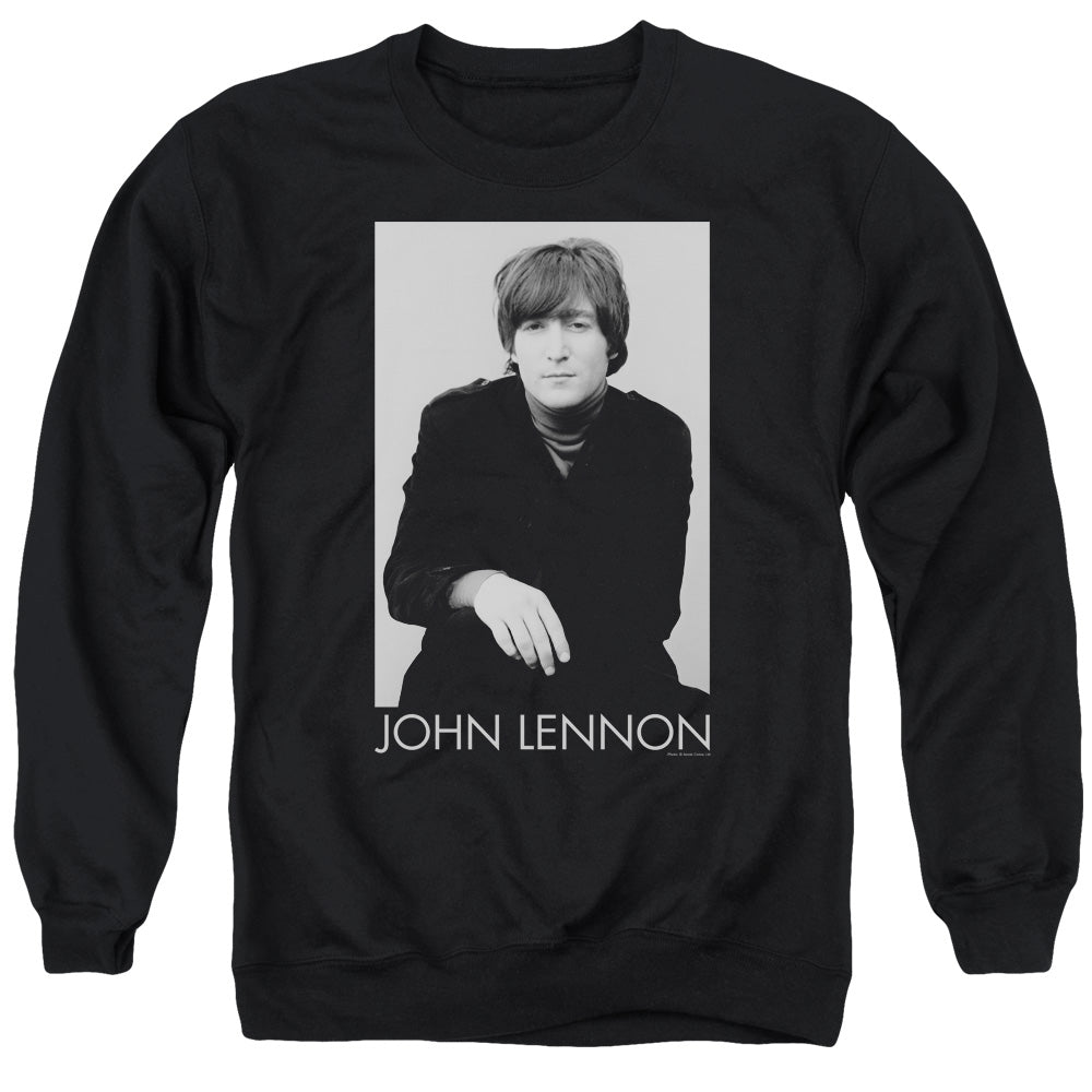 John Lennon Ex Beatle Mens Crewneck Sweatshirt Black