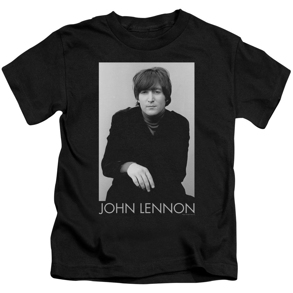 John Lennon Ex Beatle Juvenile Kids Youth T Shirt Black