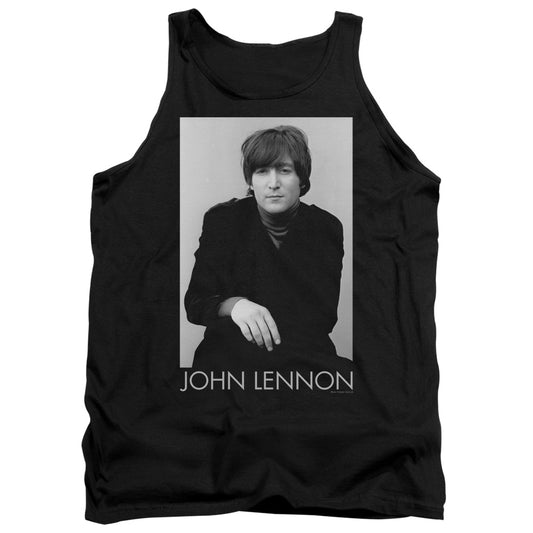 John Lennon Ex Beatle Mens Tank Top Shirt Black