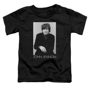John Lennon Ex Beatle Toddler Kids Youth T Shirt Black
