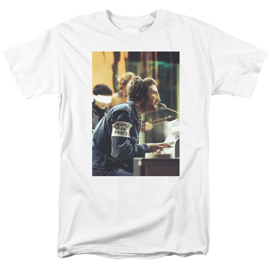 John Lennon Peace Mens T Shirt White