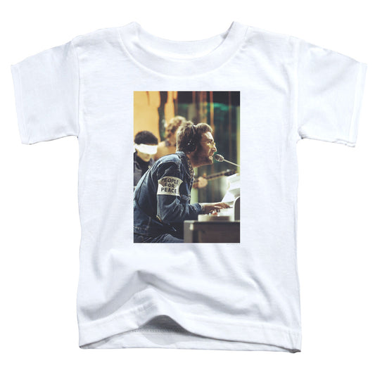 John Lennon Peace Toddler Kids Youth T Shirt White