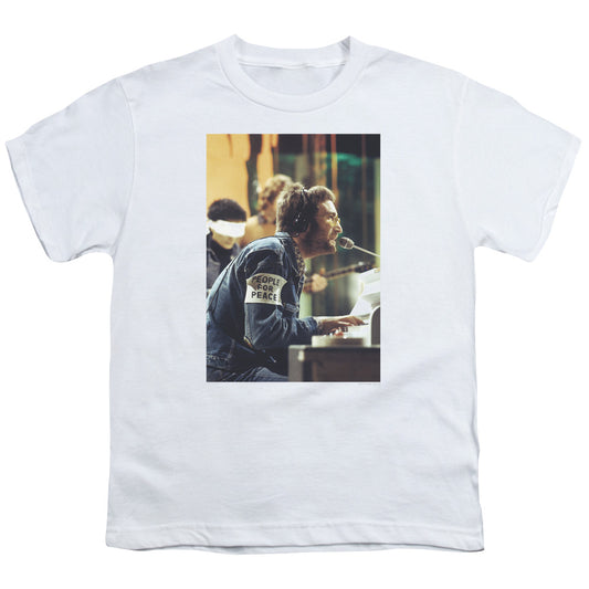 John Lennon Peace Kids Youth T Shirt White