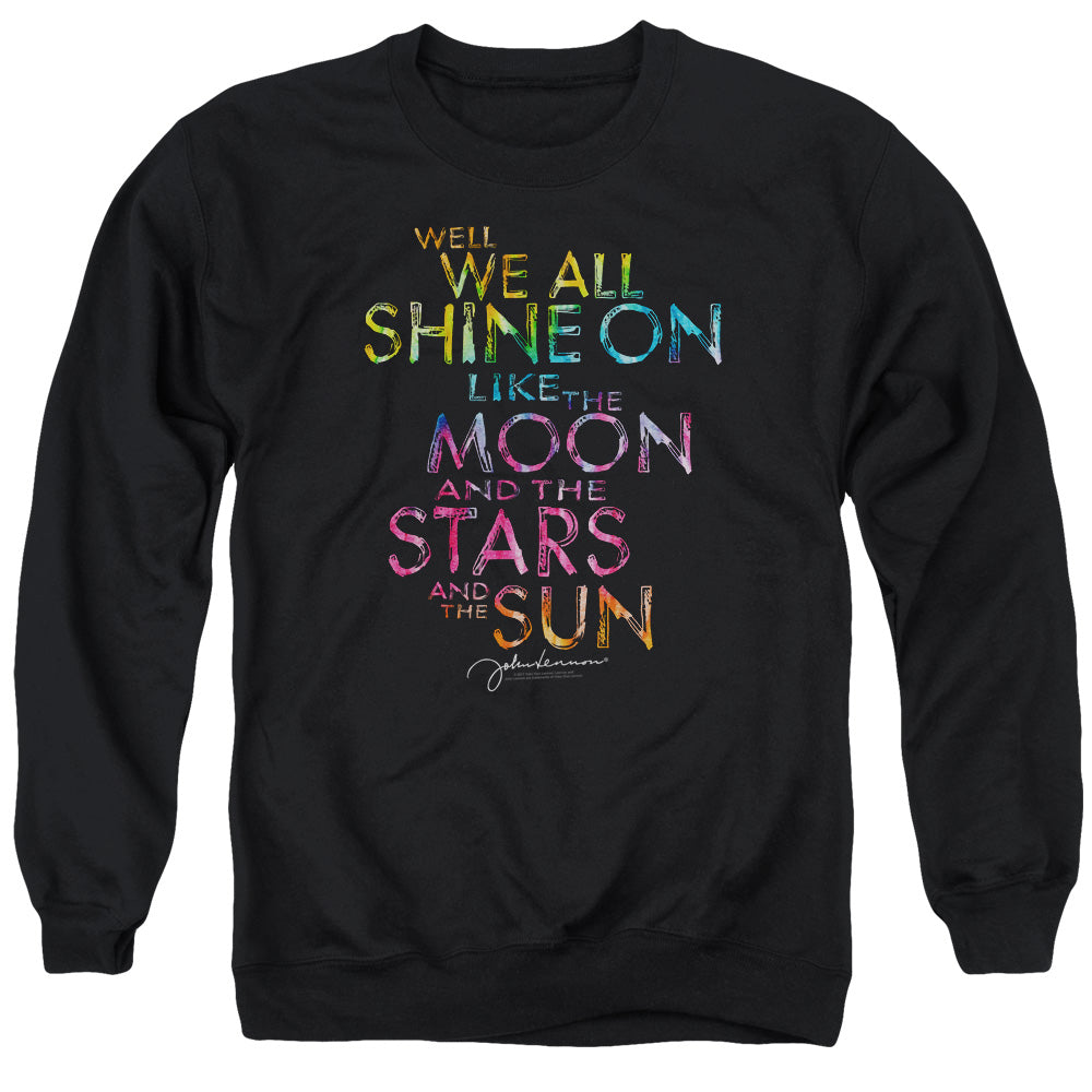 John Lennon All Shine Mens Crewneck Sweatshirt Black