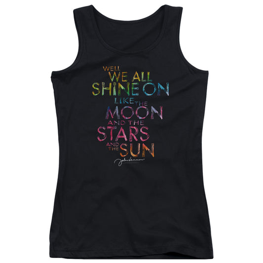 John Lennon All Shine Womens Tank Top Shirt Black