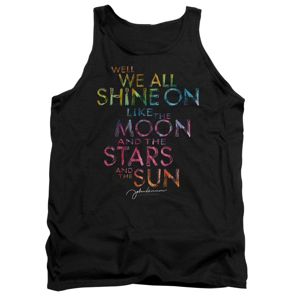 John Lennon All Shine Mens Tank Top Shirt Black