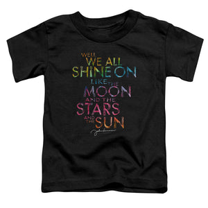 John Lennon All Shine Toddler Kids Youth T Shirt Black