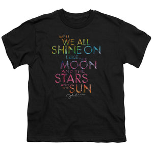 John Lennon All Shine Kids Youth T Shirt Black