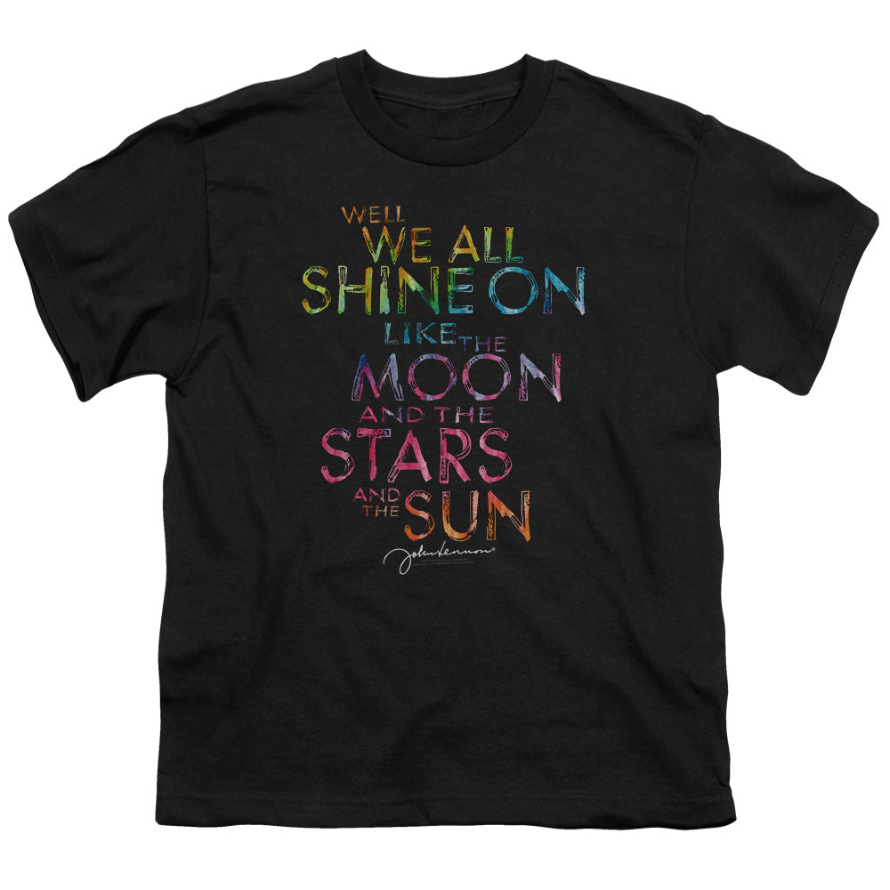 John Lennon All Shine Kids Youth T Shirt Black