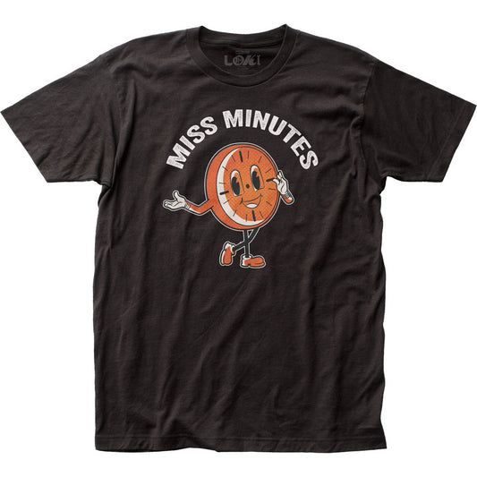 Loki Miss Minutes Mens T Shirt Black