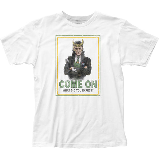 Loki Come On Mens T Shirt White