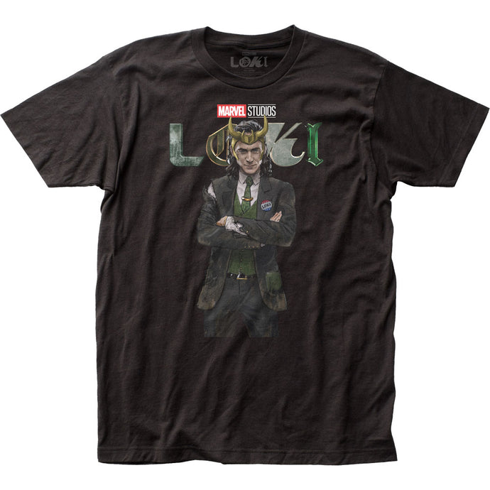 Loki Vote For Me Mens T Shirt Black
