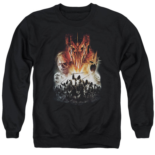 Lord of the Rings Evil Rising Mens Crewneck Sweatshirt Black