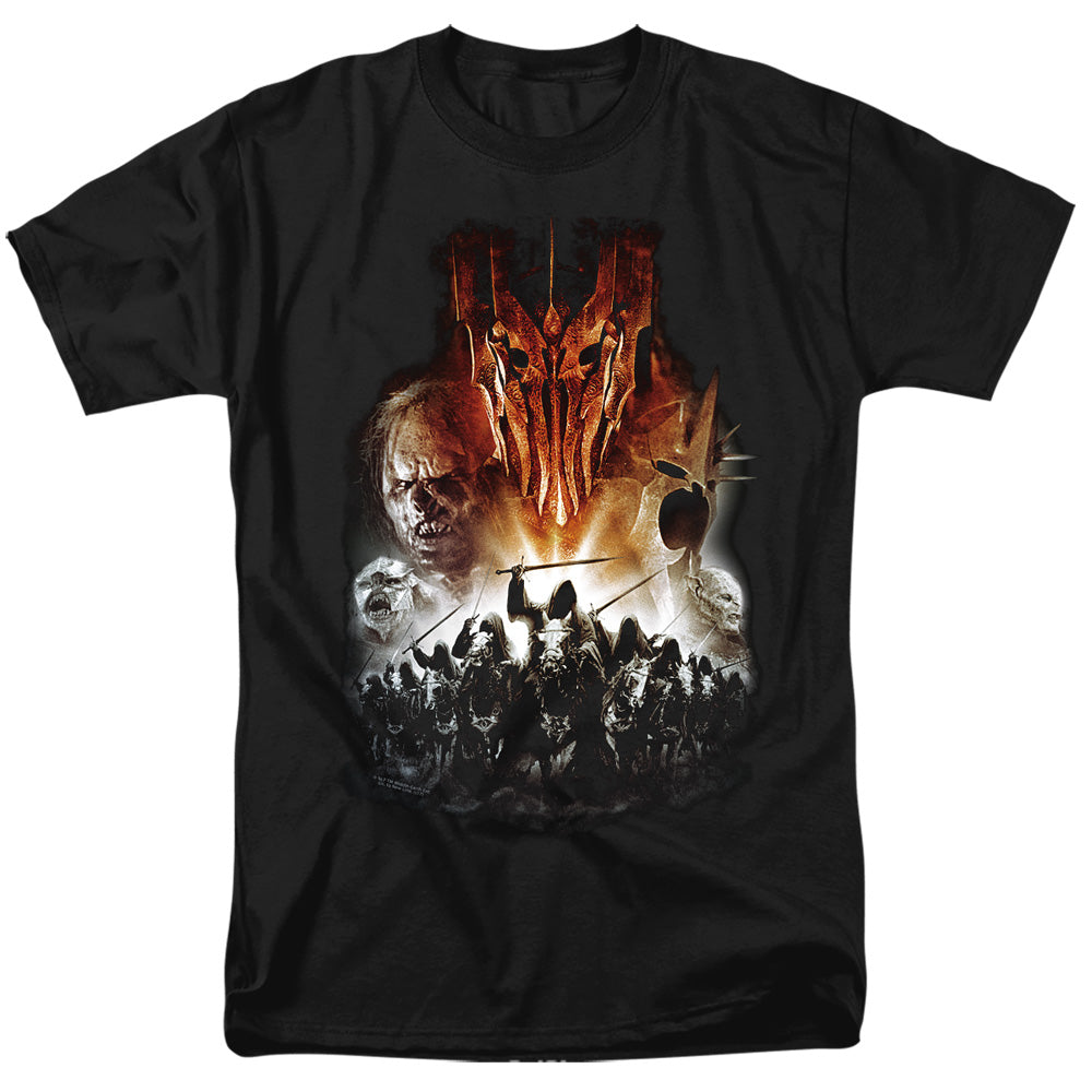 Lord of the Rings Evil Rising Mens T Shirt Black