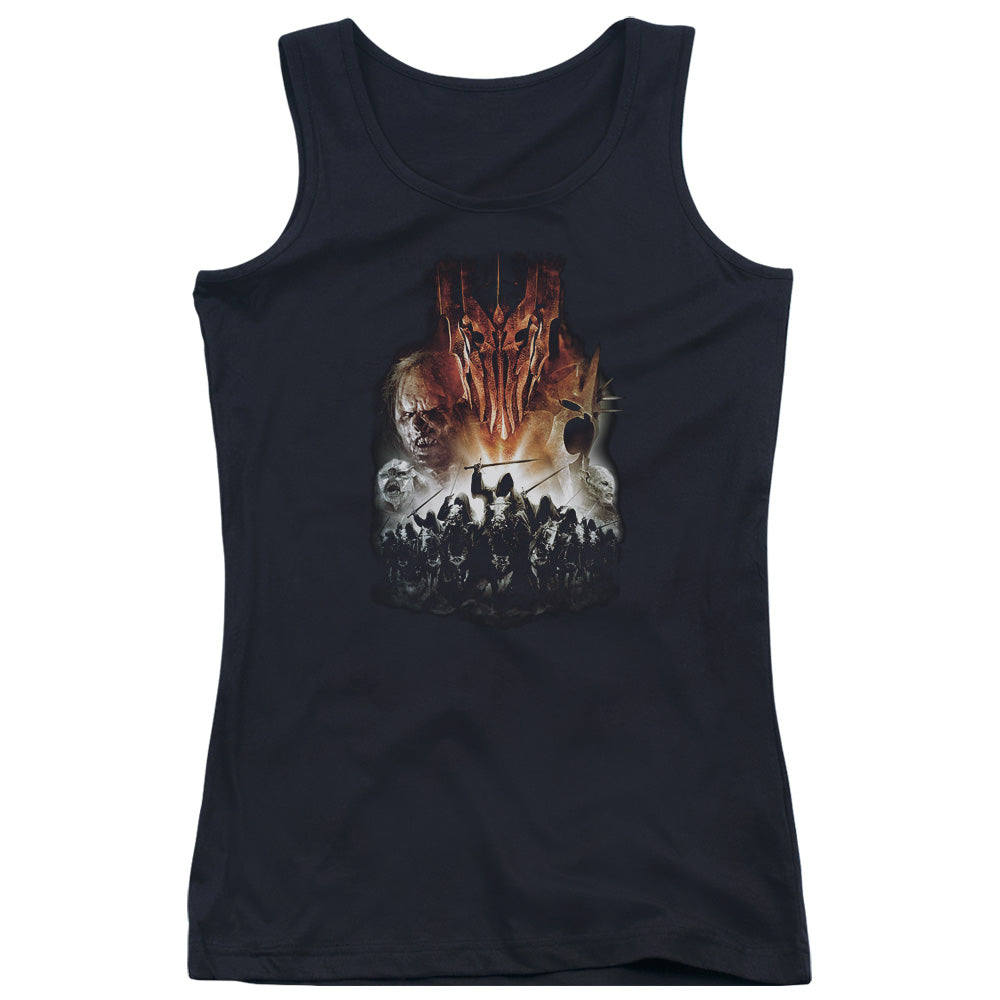 Lord of the Rings Evil Rising Womens Tank Top Shirt Black