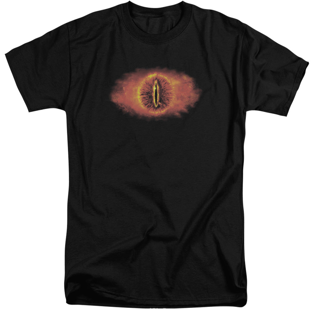 Lord of the Rings Eye Of Sauron Mens Tall T Shirt Black Officially Licensed