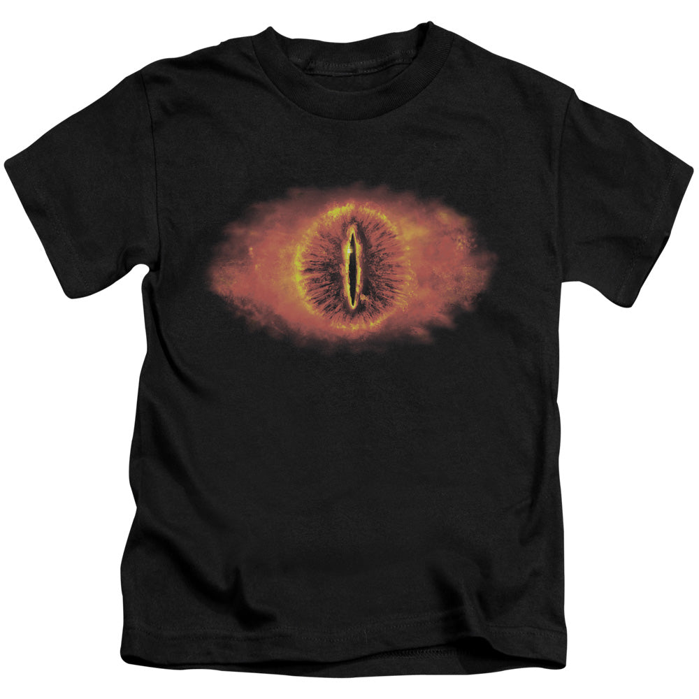 Lord of the Rings Eye of Sauron Juvenile Kids Youth T Shirt Black