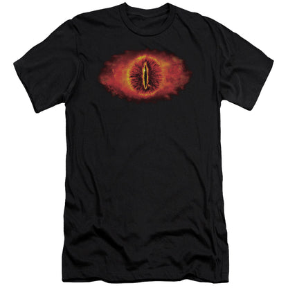 Lord of the Rings Eye Of Sauron Premium Bella Canvas Slim Fit Mens T Shirt Black