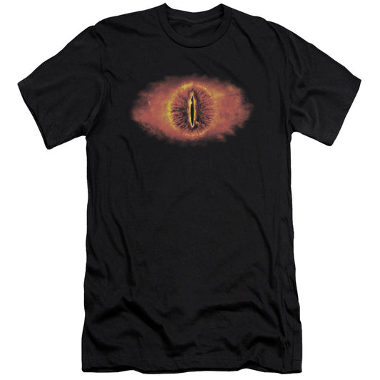 Lord of the Rings Eye of Sauron Slim Fit Mens T Shirt Black