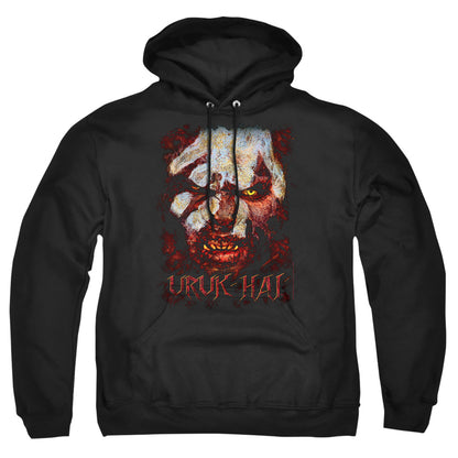 Lord of the Rings Uruk Hai Mens Hoodie Black