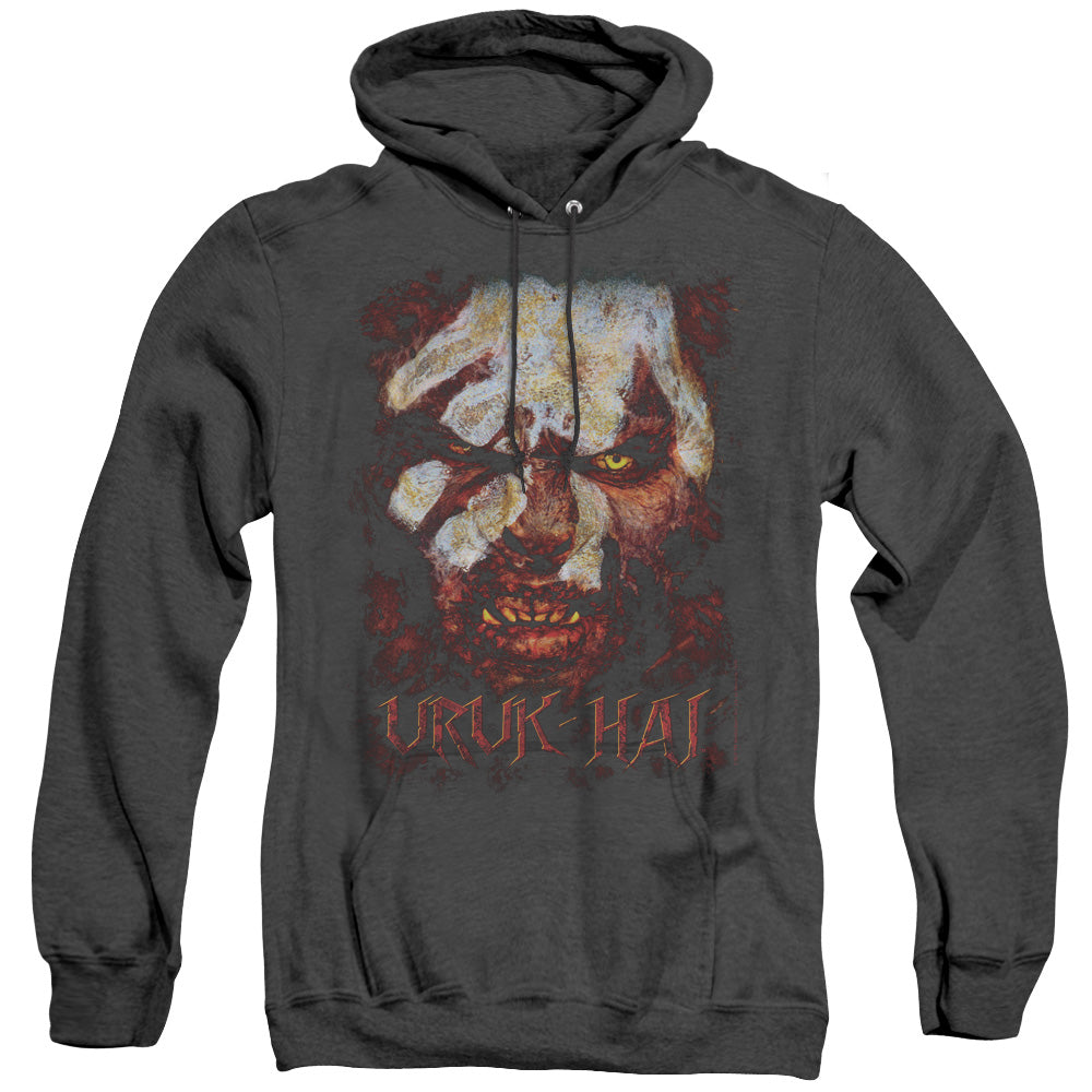 Lord of the Rings Uruk Hai Heather Mens Hoodie Black