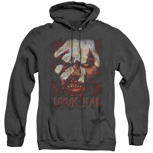 Lord of the Rings Uruk Hai Mens Heather Hoodie Black