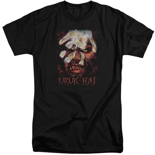 Lord of the Rings Uruk Hai Mens Tall T Shirt Black Officially Licensed